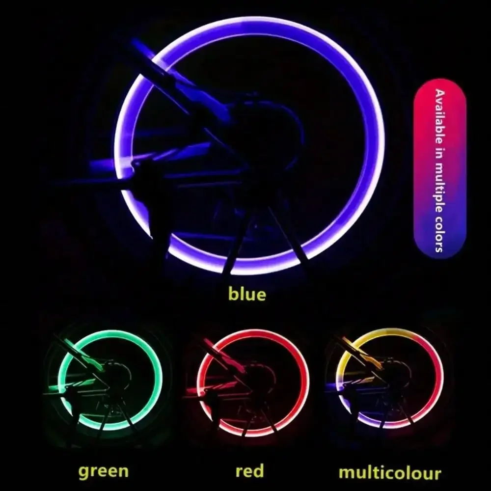 Bicycle Tire Valve Cap LED Lig - مراجعة Car Accessories Light وسعره