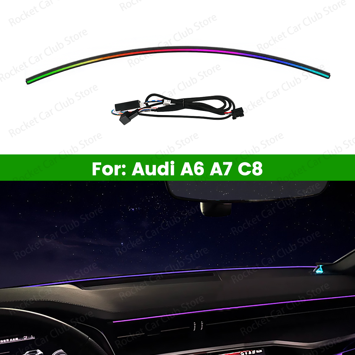 LED Ambient Strip Light 32 Col - مراجعة Led Interior Ambient Light وسعره