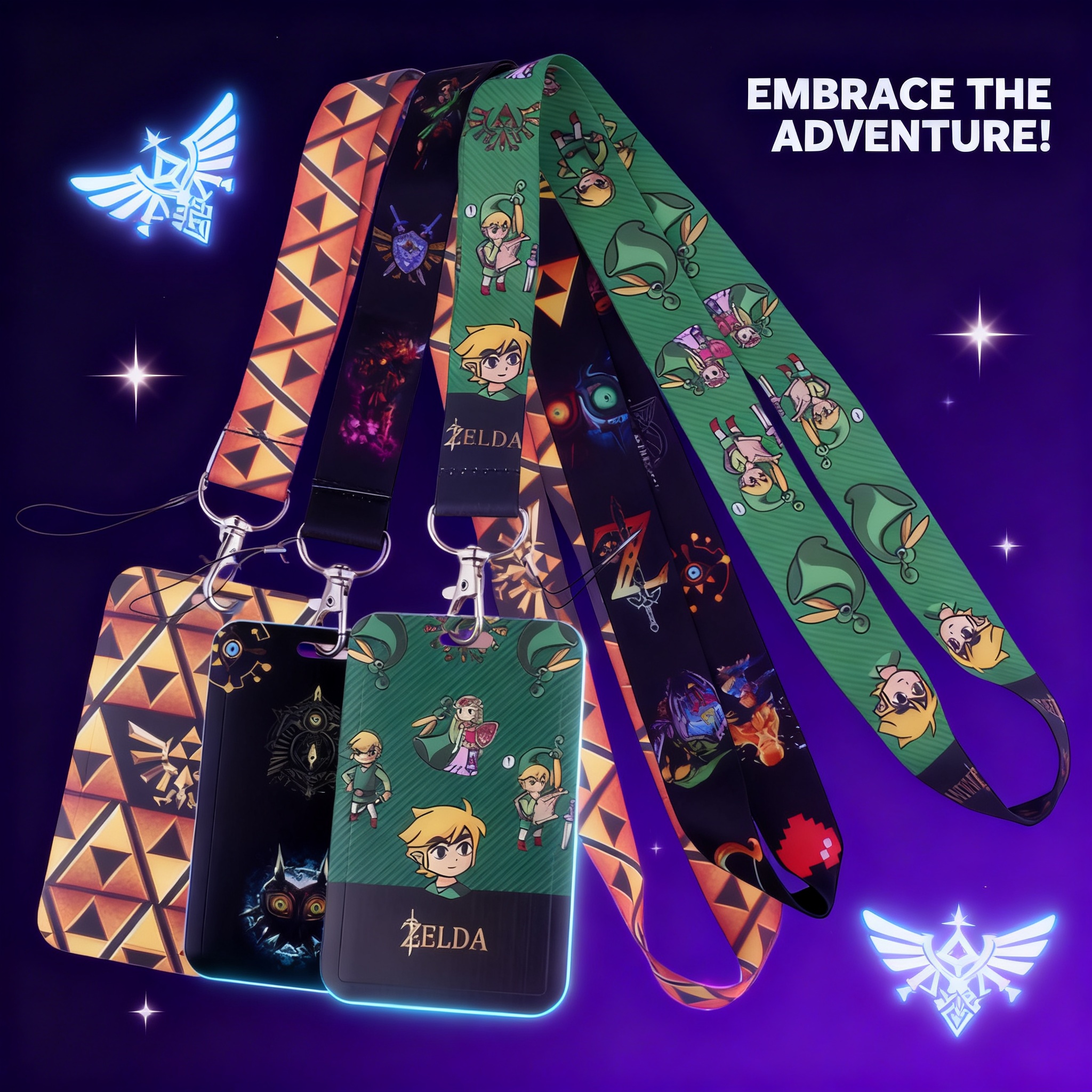 Cartoon Game Lanyards for Key  - مراجعة Car Accessories Hanging وسعره